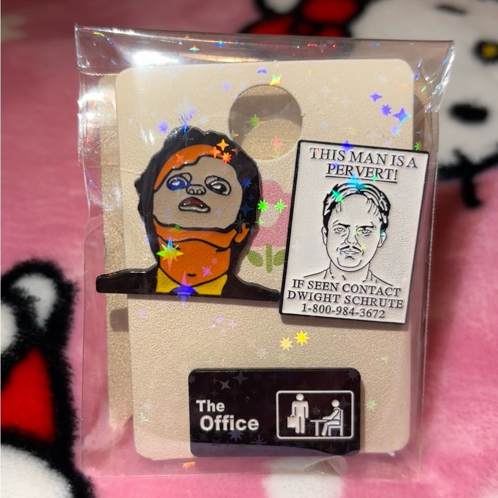 The Office Dwight Schrute Brooch Set
